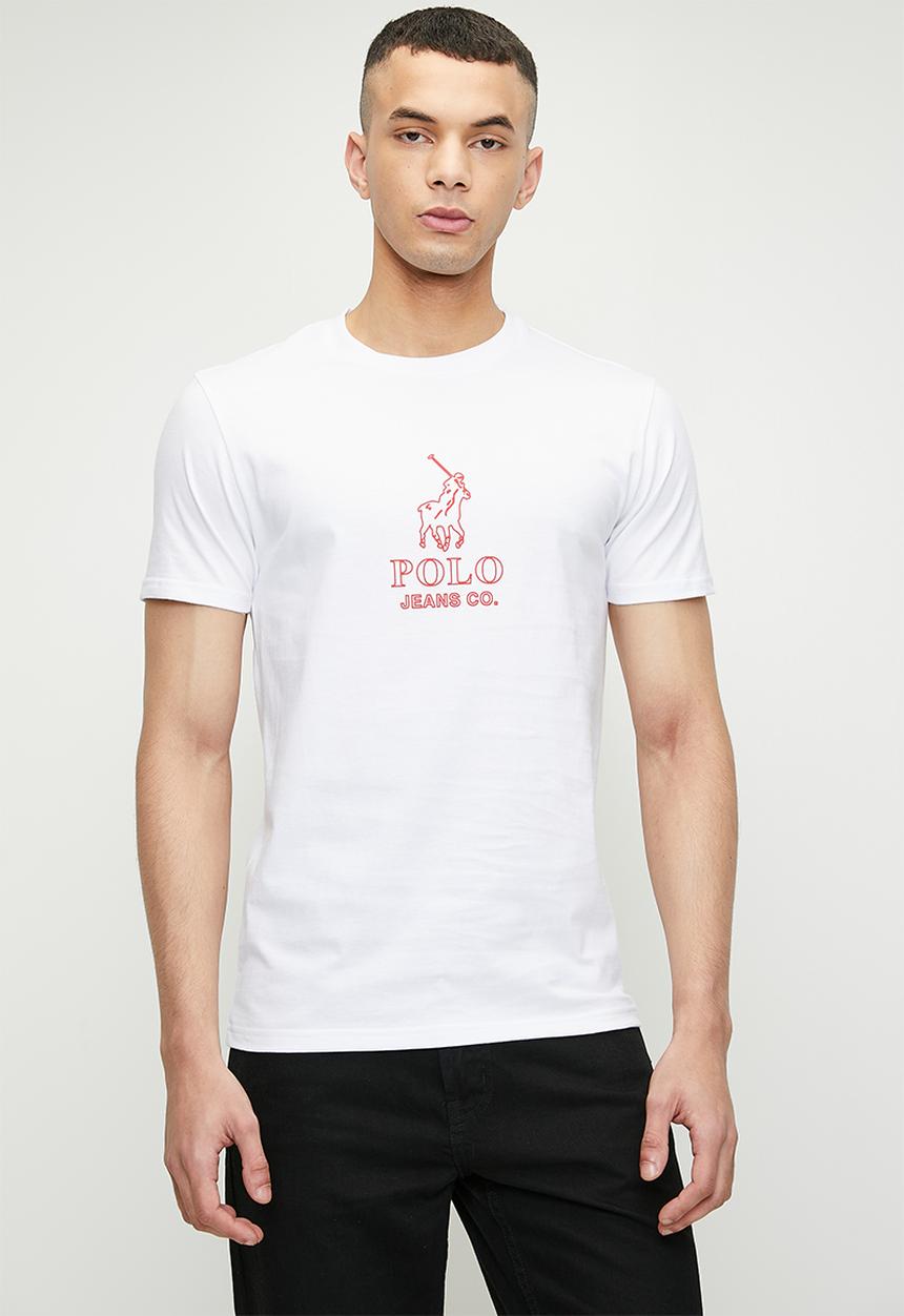 POLO - Triston Pjc Multi  Logo Short sleeve Tee - White