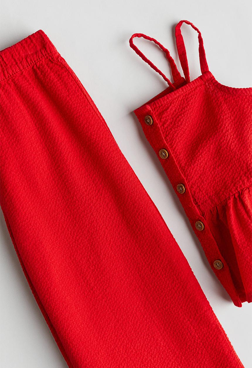 H&M - 2-Piece set - bright red