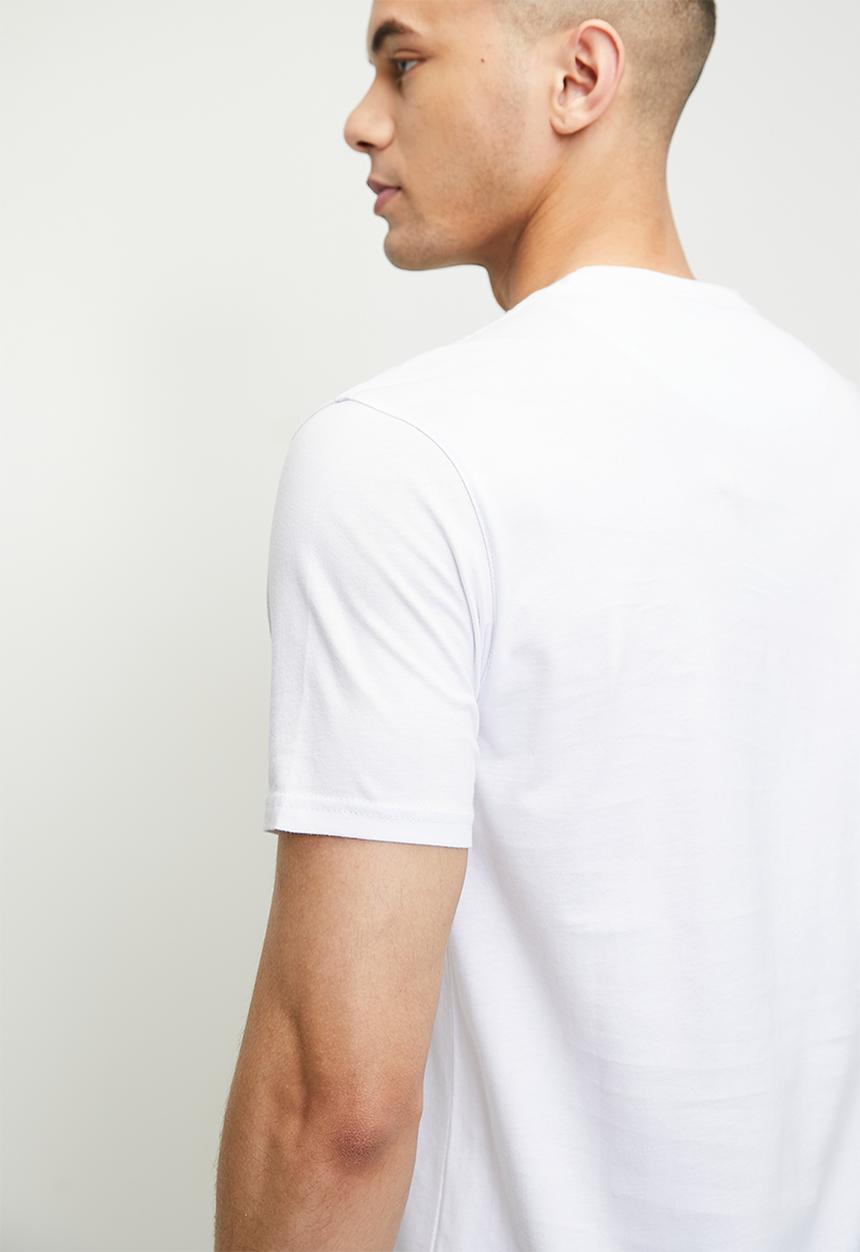 POLO - Zayn Logo Printed Short sleeve Tee - White