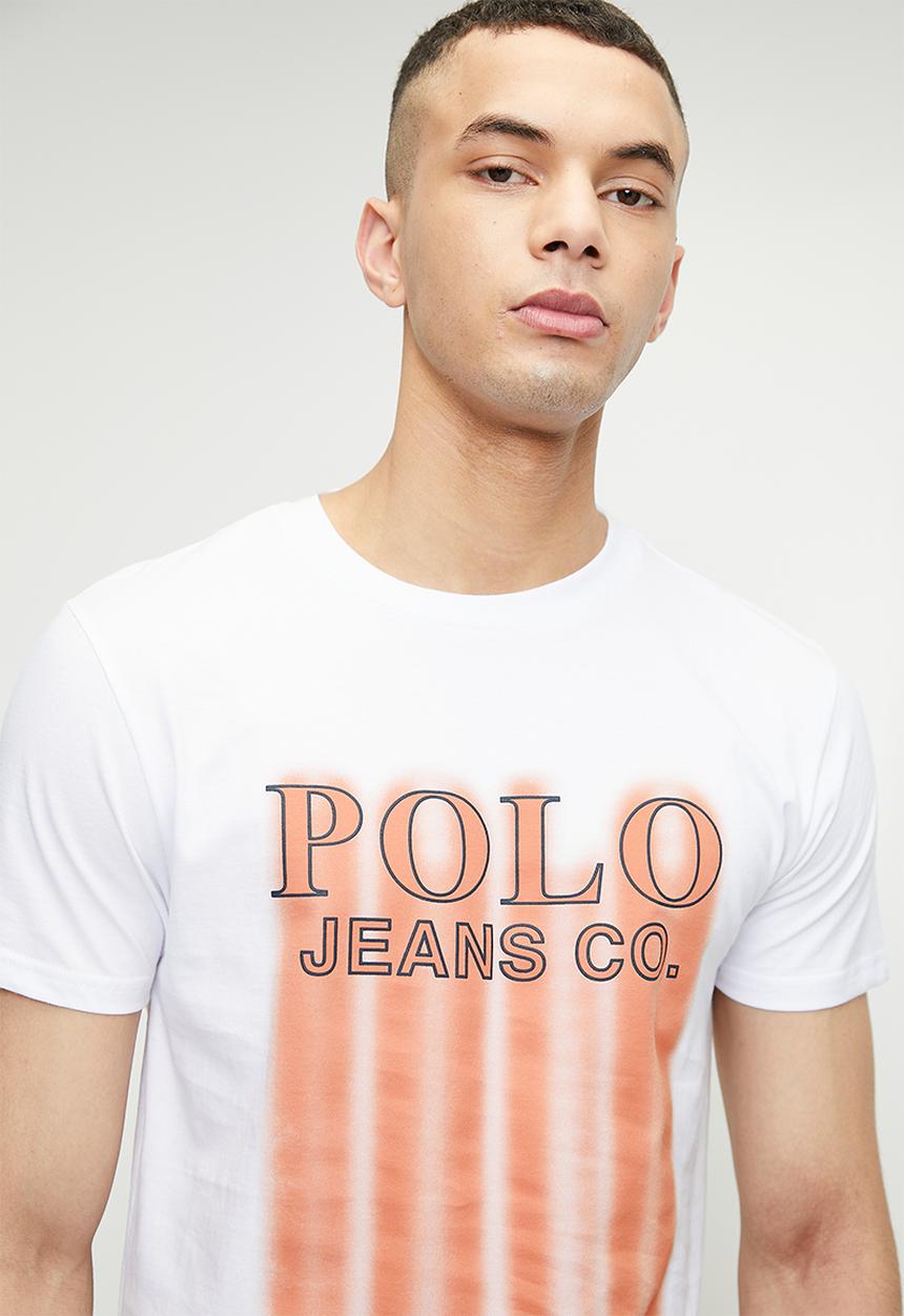 POLO - Smiso Pjc Drip Logo Short sleeve Tee - White