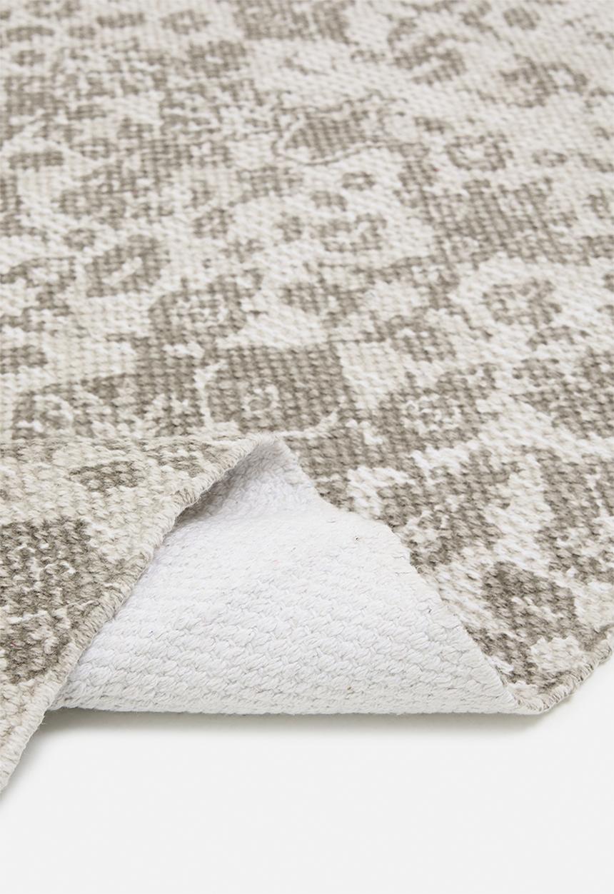 Sixth Floor - Antique Distressed Cotton Rug - neutral & brown