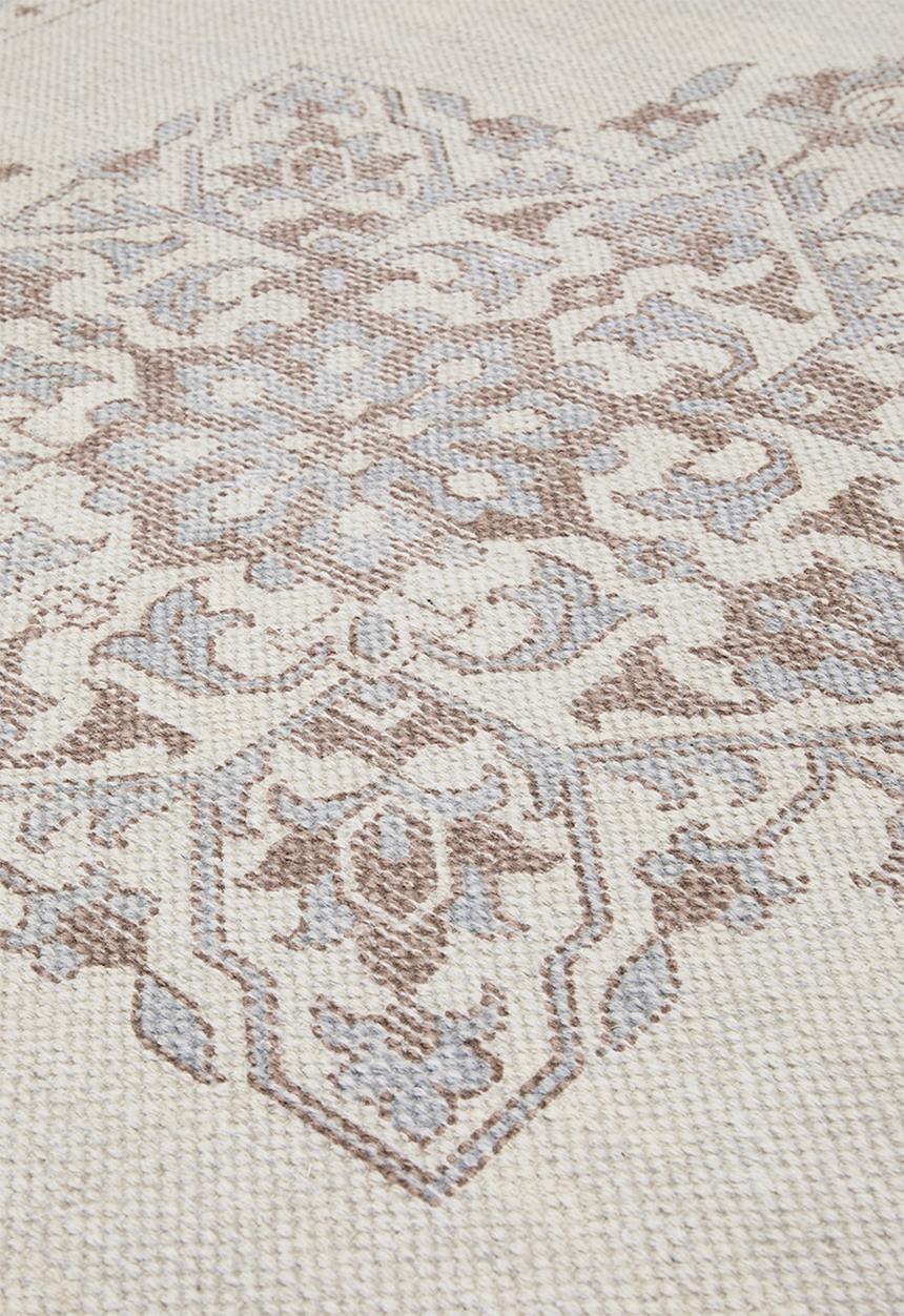 Sixth Floor - Antique Cotton Printed Rug - Natural