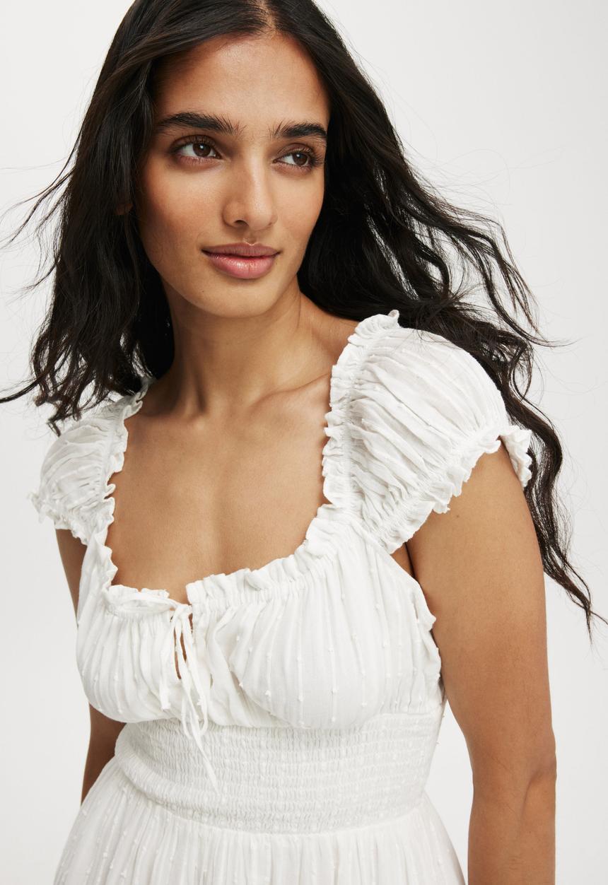 Cotton On - Eddie Corset Mini Dress - White