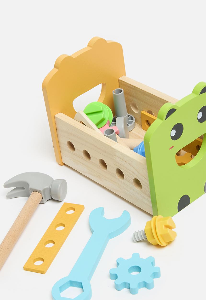 Pop Candy - Wooden toolbox toy set - multi