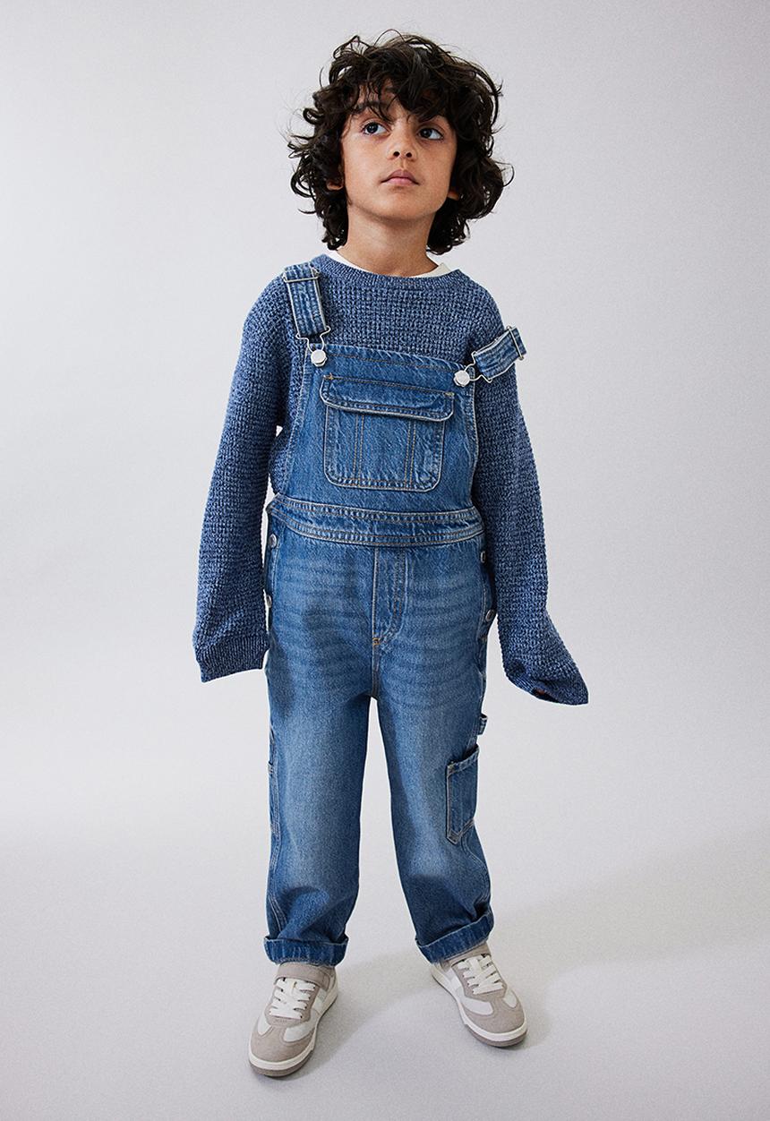 Denim dungarees - denim blue - 1212106001