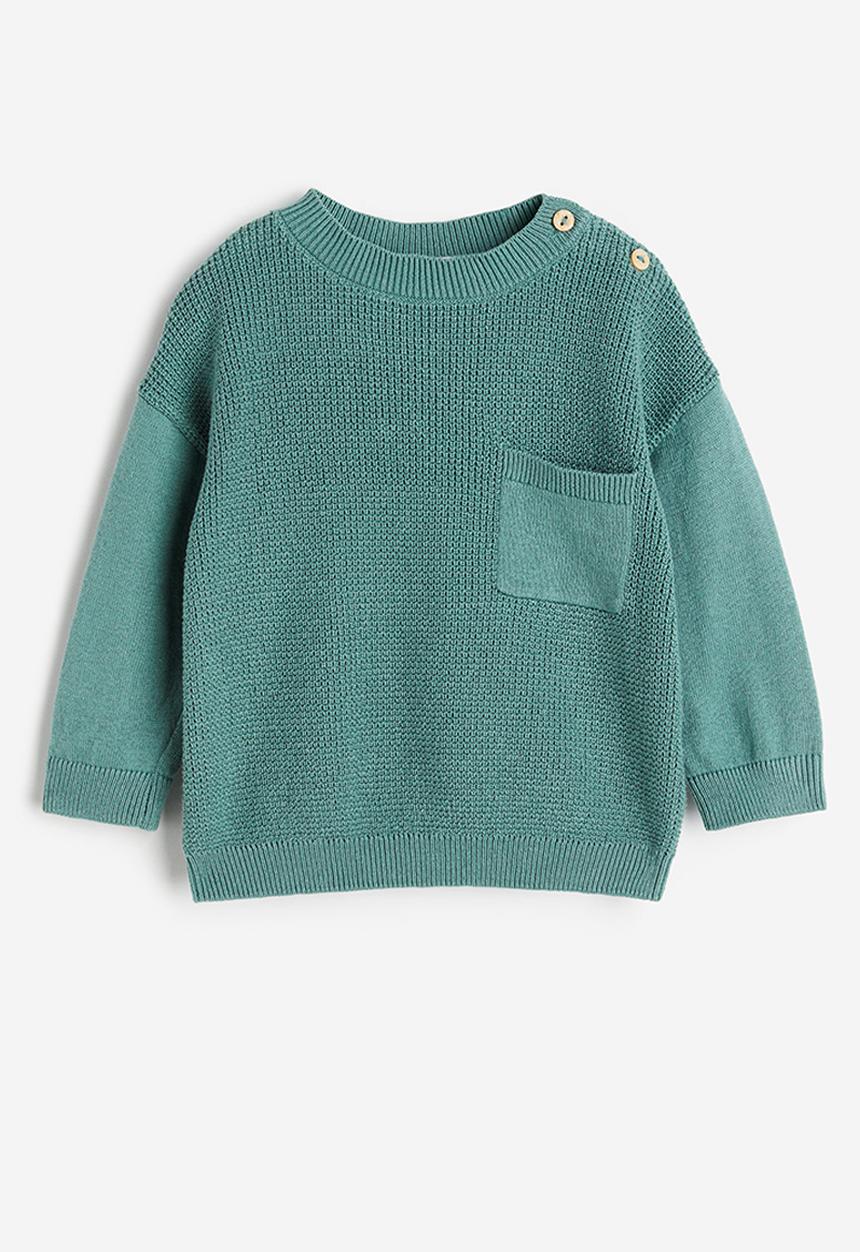 H&M - Knitted jumper - dusty green