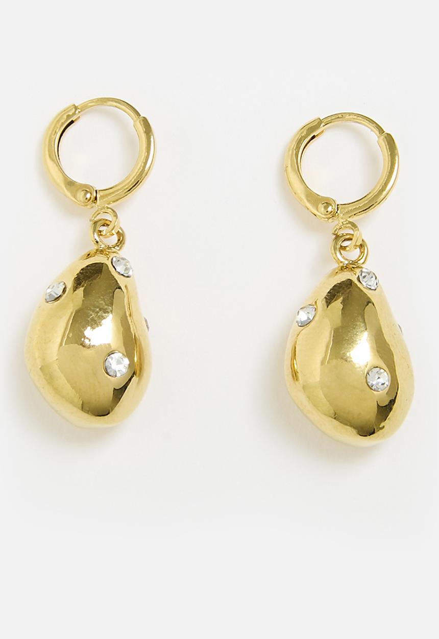 Tessa Design - Emily nugget earring - gold