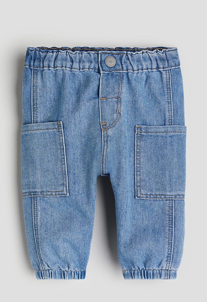 H&M - Patch pocket jeans - denim blue
