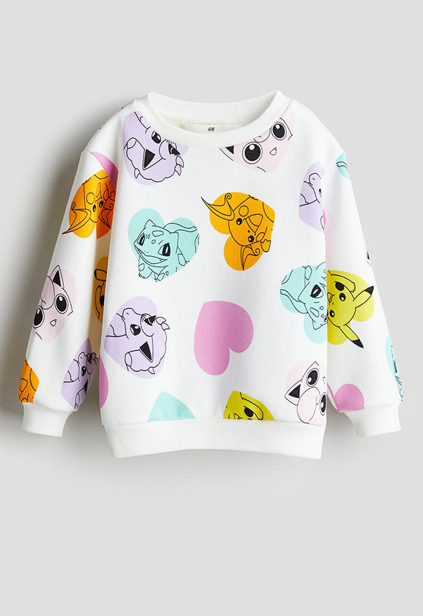 H&M - Printed sweatshirt - white,multi
