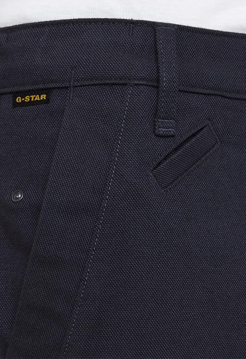 G-STAR - Bronson 2.0 Slim Chino - legion blue/dk black dobby