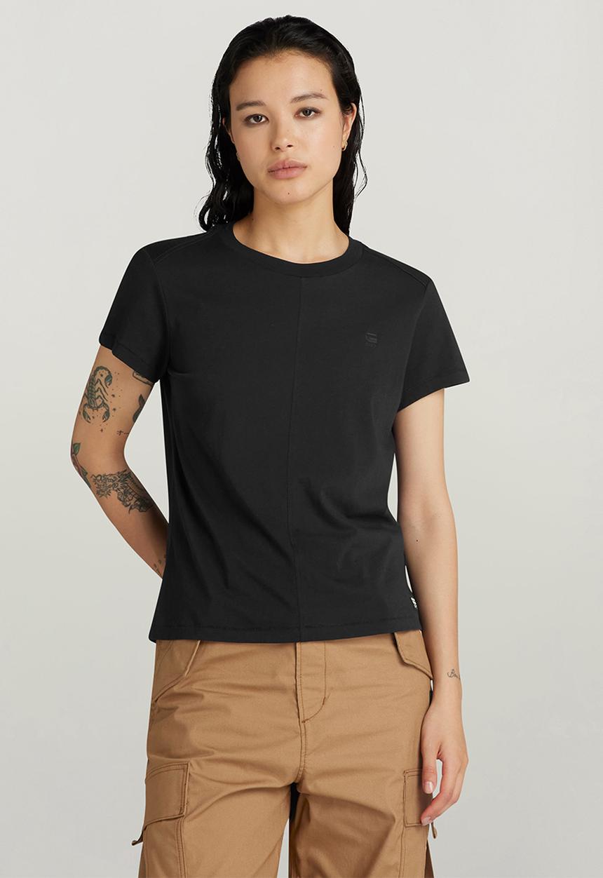 G-STAR - Front Seam Top Wmn - Dk Black