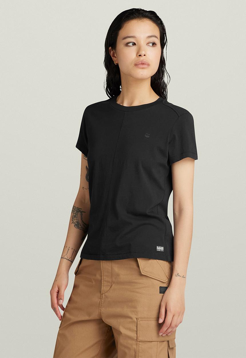 G-STAR - Front Seam Top Wmn - Dk Black