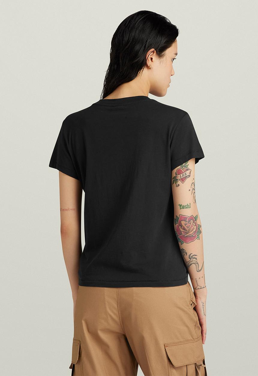 G-STAR - Front Seam Top Wmn - Dk Black