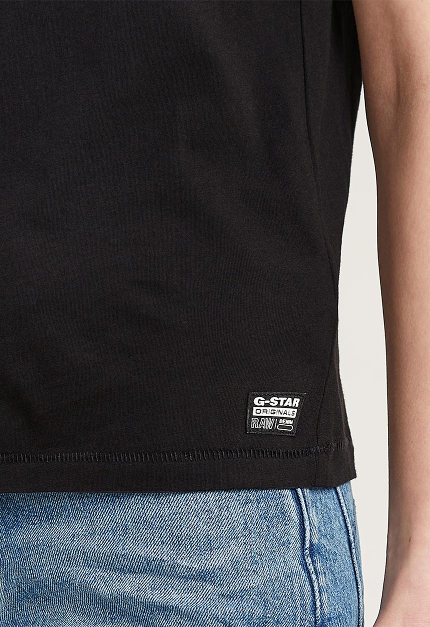 G-STAR - Front Seam Top Wmn - Dk Black