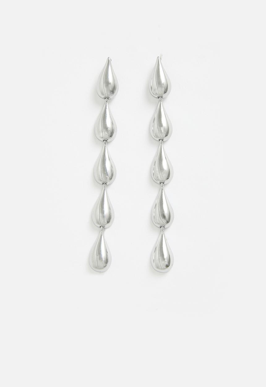 Tessa Design - Carol droplet earring - silver