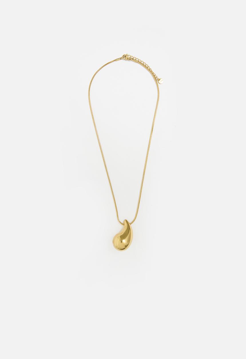 Tessa Design - Leia teardrop pendant - gold