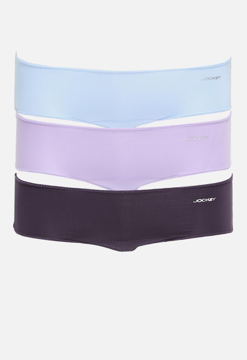 Jockey - 3 Pack npl knicker - Plum/Lavender/Blue