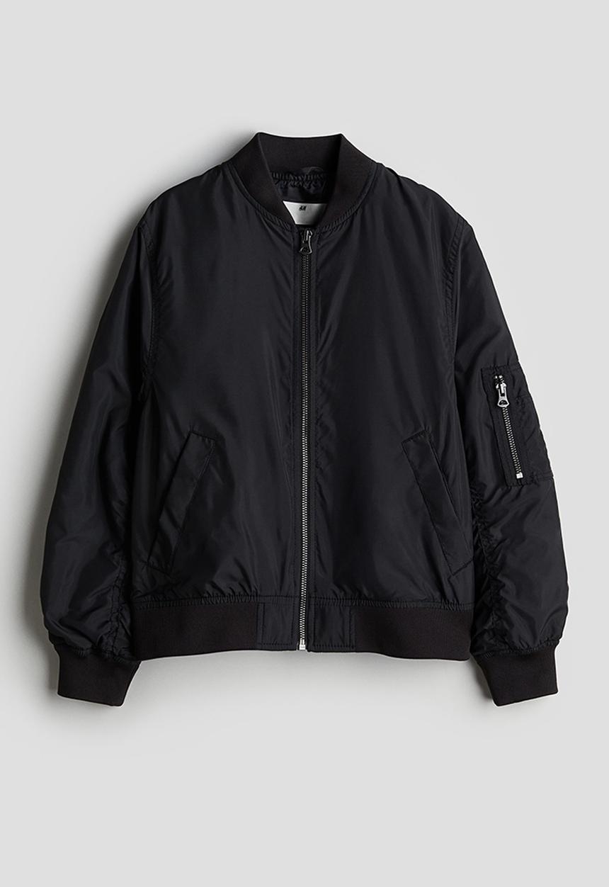 H&M - Bomber jacket - black