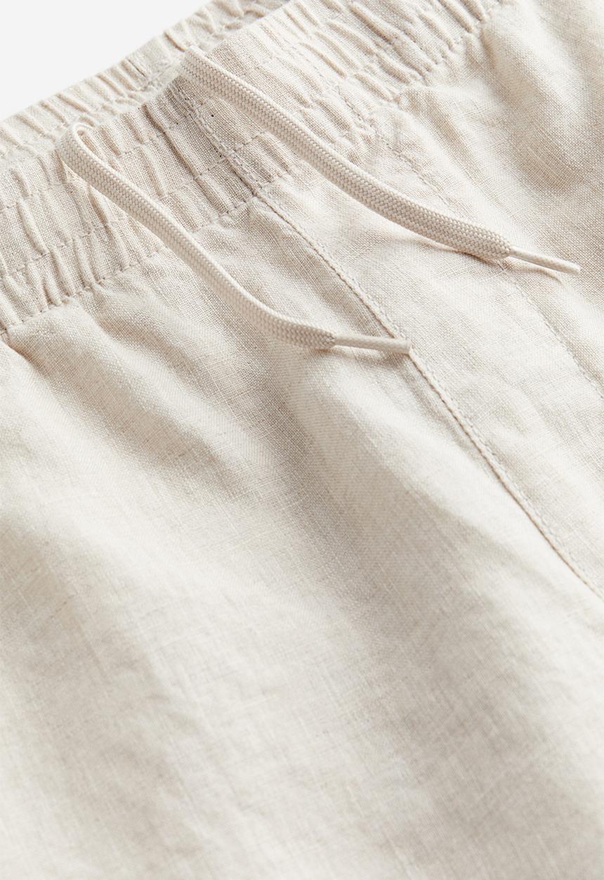 H&M - Regular fit linen trousers - cream