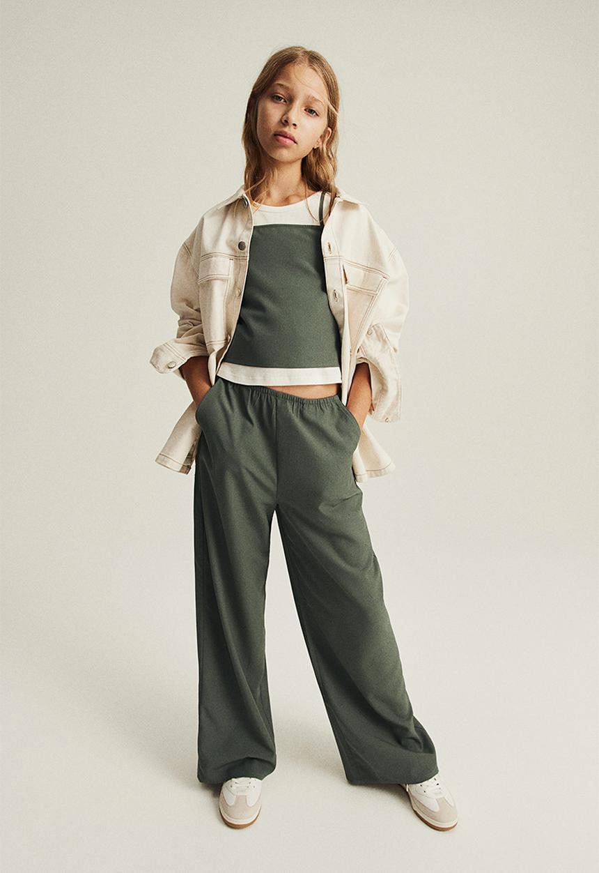 H&M - Strappy top and trousers set - khaki green