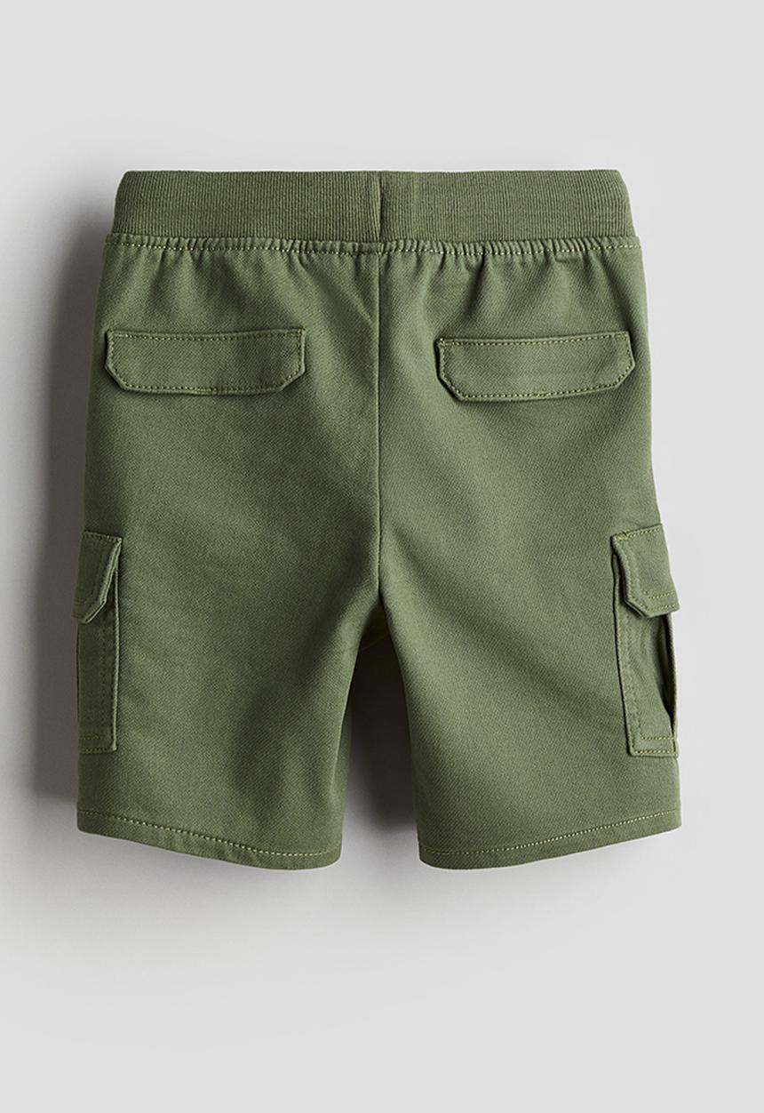 H&M - Cargo shorts - khaki green 