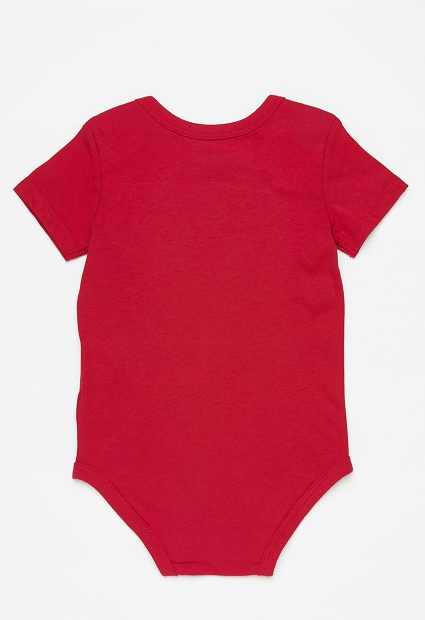 Levi’s® - Lhn batwing 2pk bodysuit - white & red