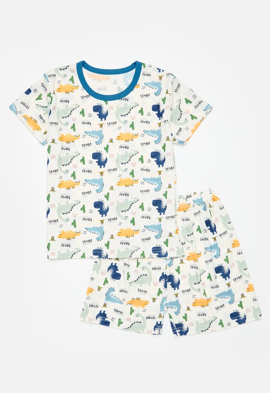 Pop Candy - Dino print pj set - multi
