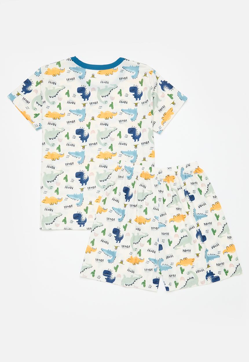 Pop Candy - Dino print pj set - multi