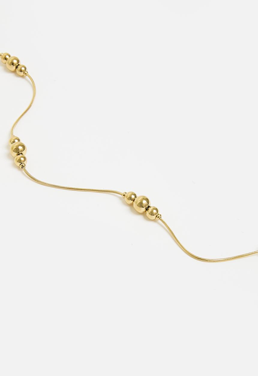 Tessa Design - Rey multi circle necklace - gold