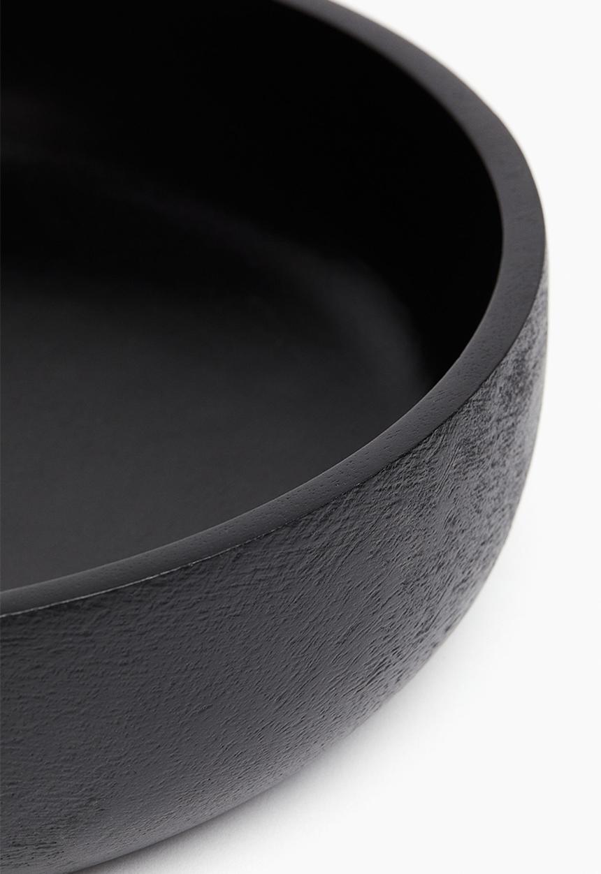 H&M - Mango wood salad bowl - black