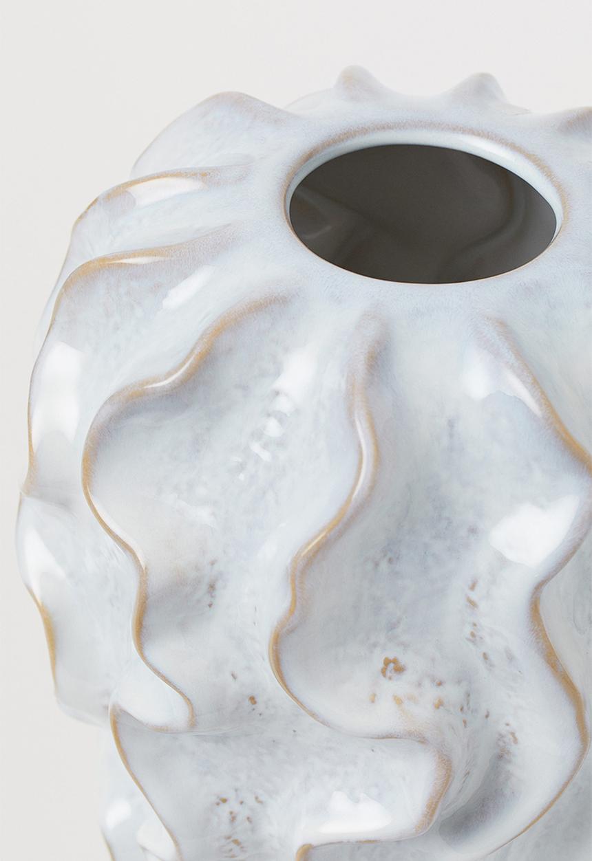 H&M - Stoneware vase - white