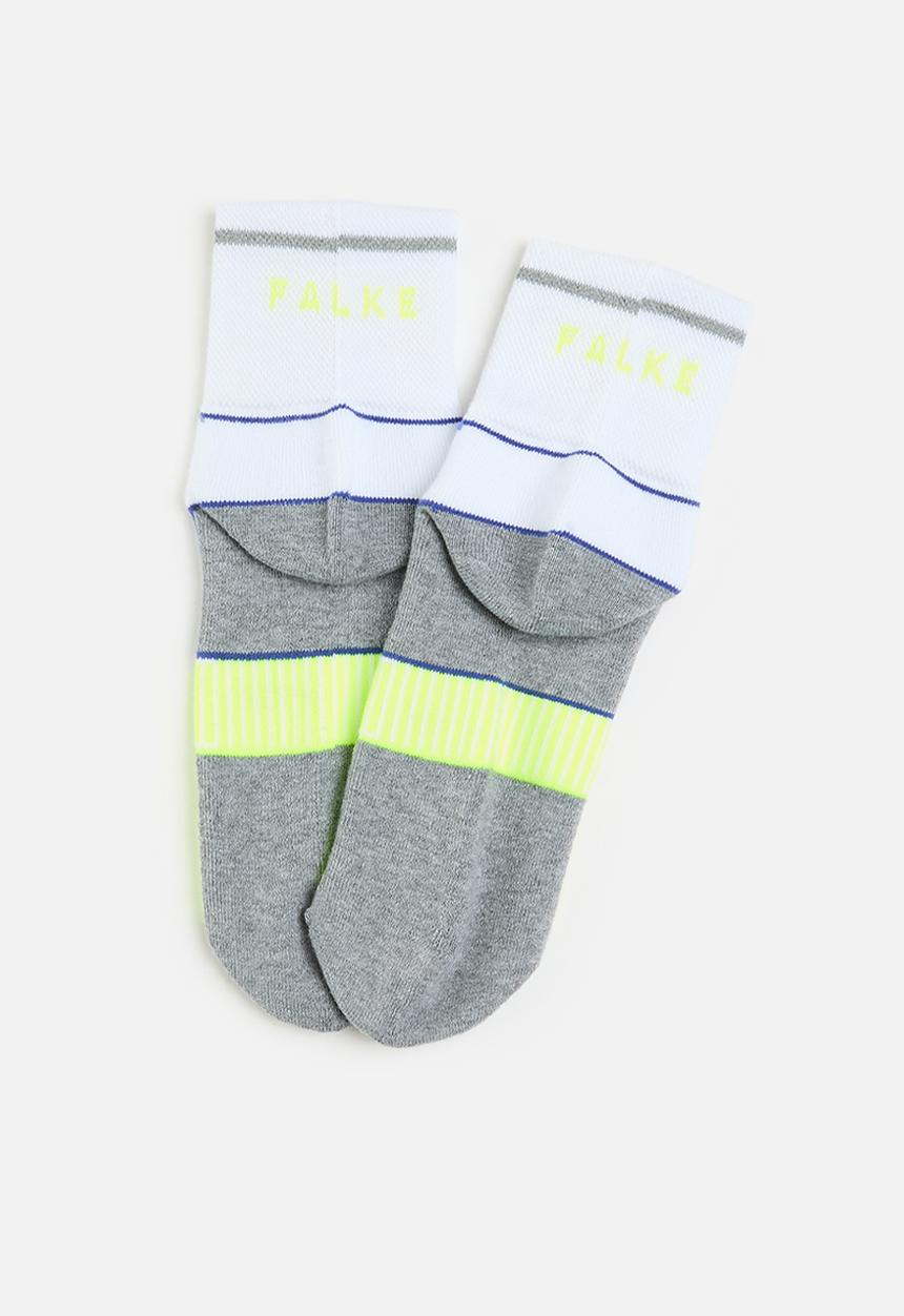 Falke - Reflective Running socks - neon & white