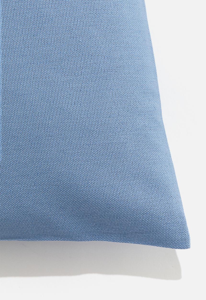 H&M - Cotton canvas cushion cover - blue
