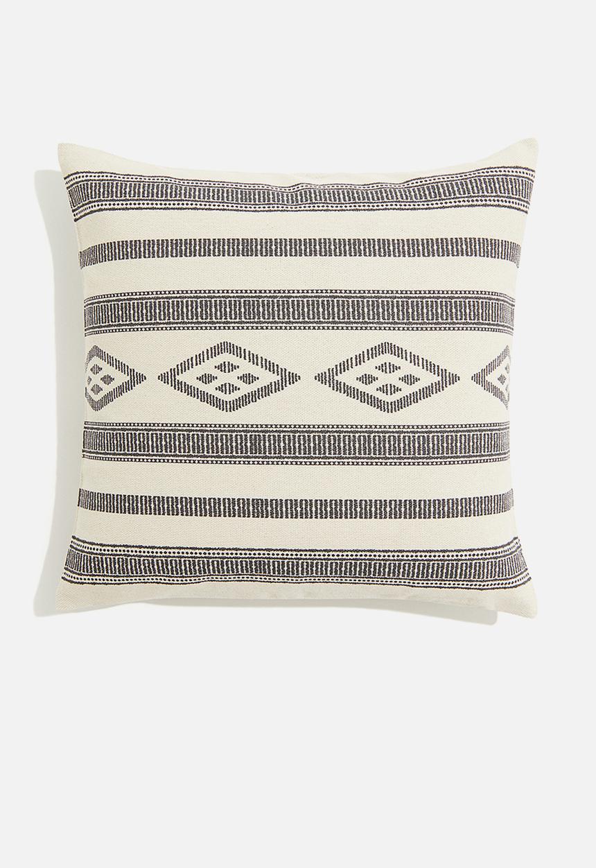 H&M - Patterned cushion cover - beige,multi