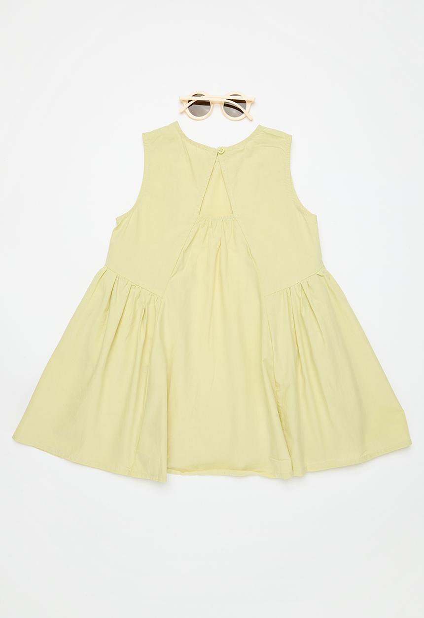 Pop Candy - Ruched pockets dress - green