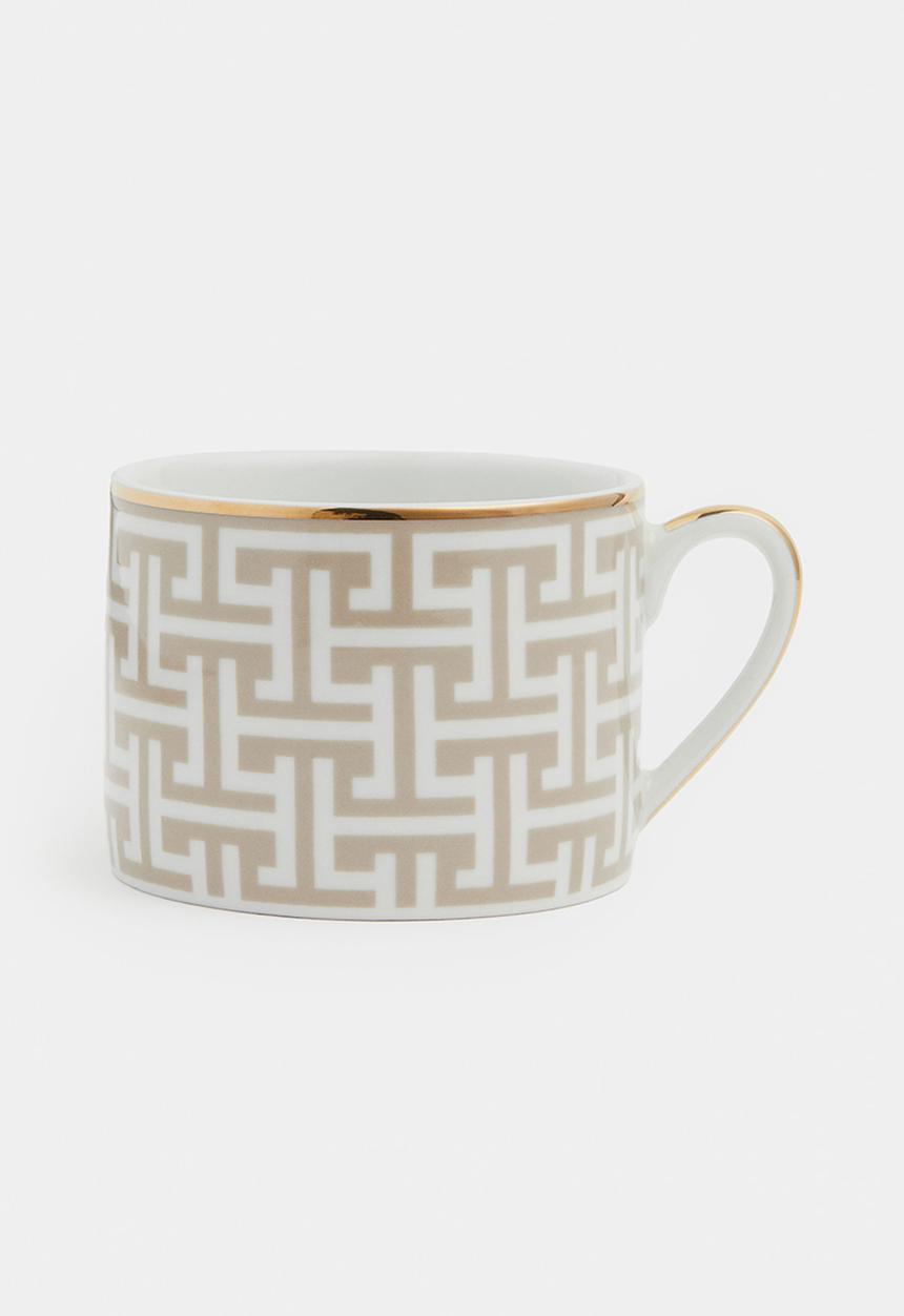 H&M - Porcelain cup - beige,multi