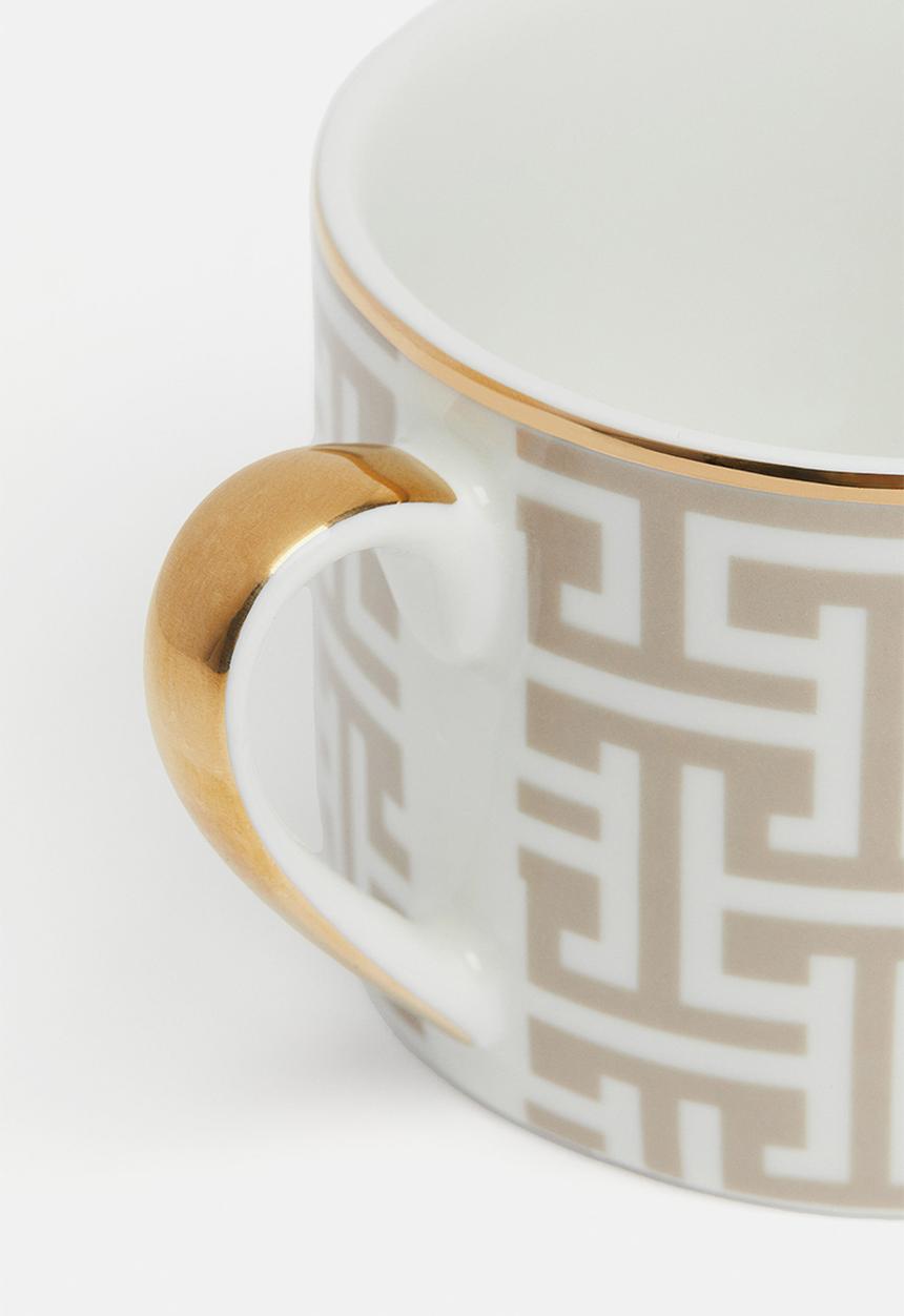 H&M - Porcelain cup - beige,multi