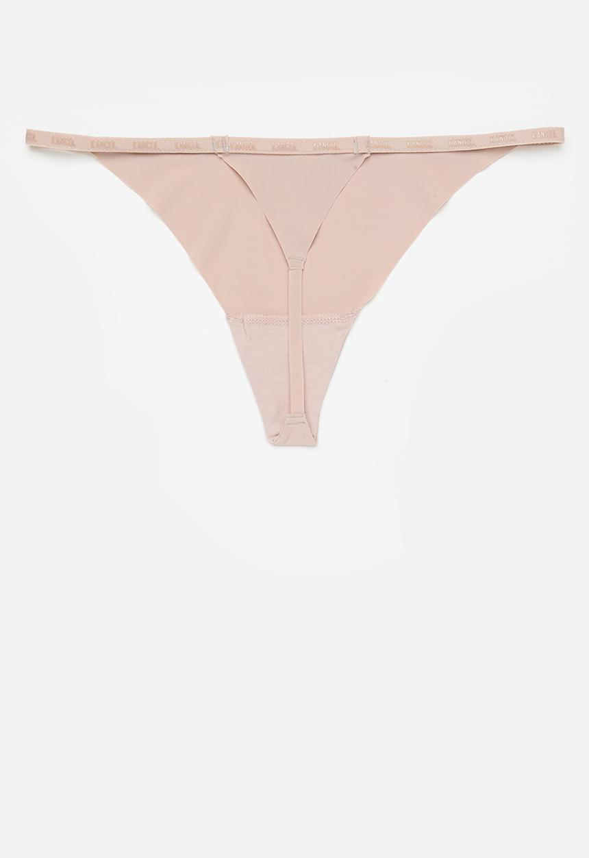 3 Pack T-string - black & mocca