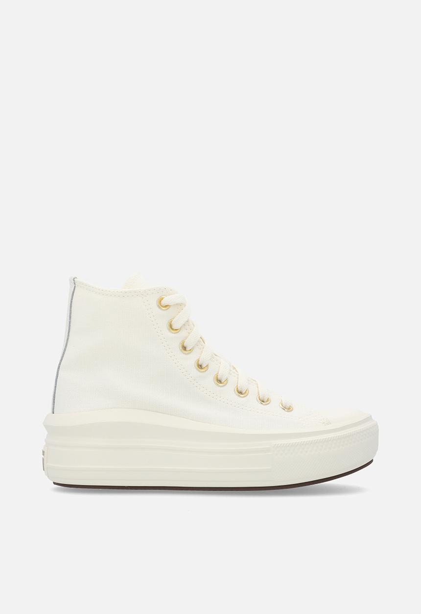 Converse - Chuck taylor all star move tonal canvas - egret/metallic light gold/egret