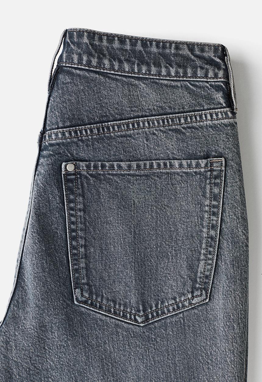 H&M - Slim straight high jeans - blue
