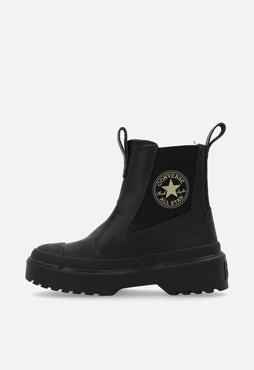 Chuck taylor all star lugged leather chelsea boot - black/black/black1 ...