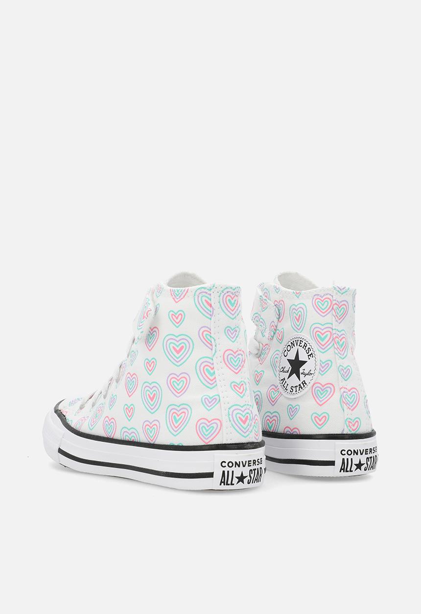 Converse - Chuck taylor all star hearts easy-on - white/oops pink/white