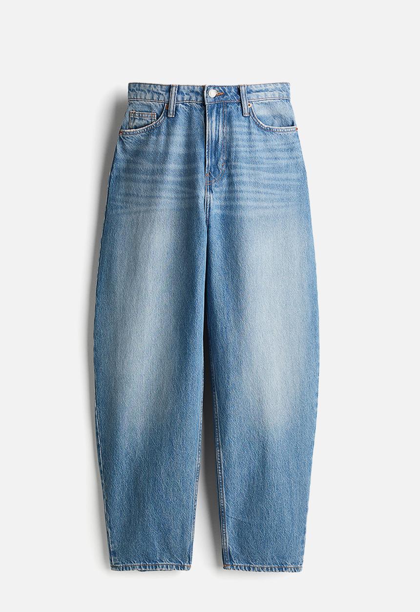 H&M - Barrel high jeans - blue