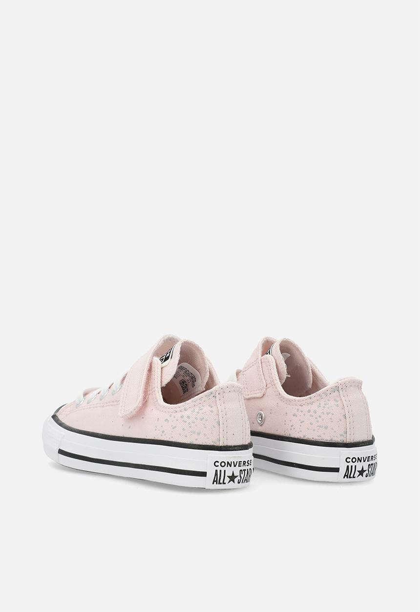 Converse - Chuck taylor all star metallic splatter easy-on - blush hush/silver/white