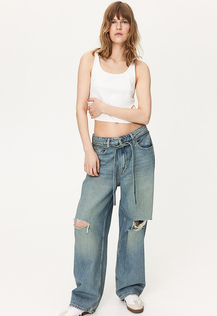 H&M - Super baggy low jeans - blue