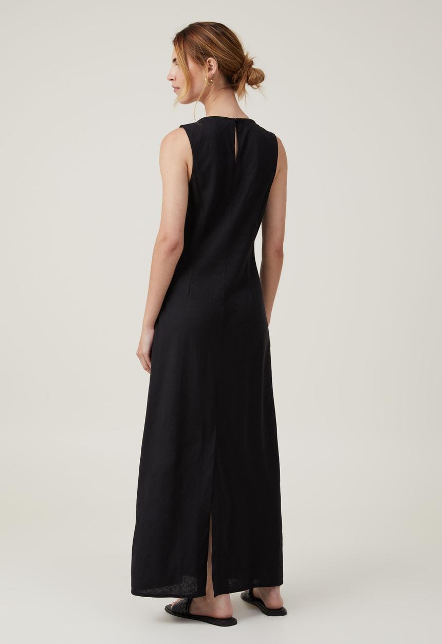 Cotton On - Haven High Neck Maxi Dress - Black