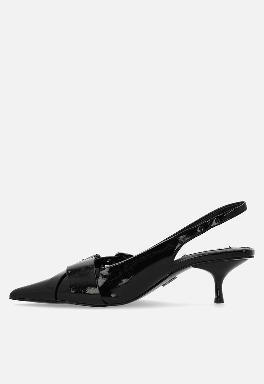 Steve Madden - Stepback slingback - blk patent