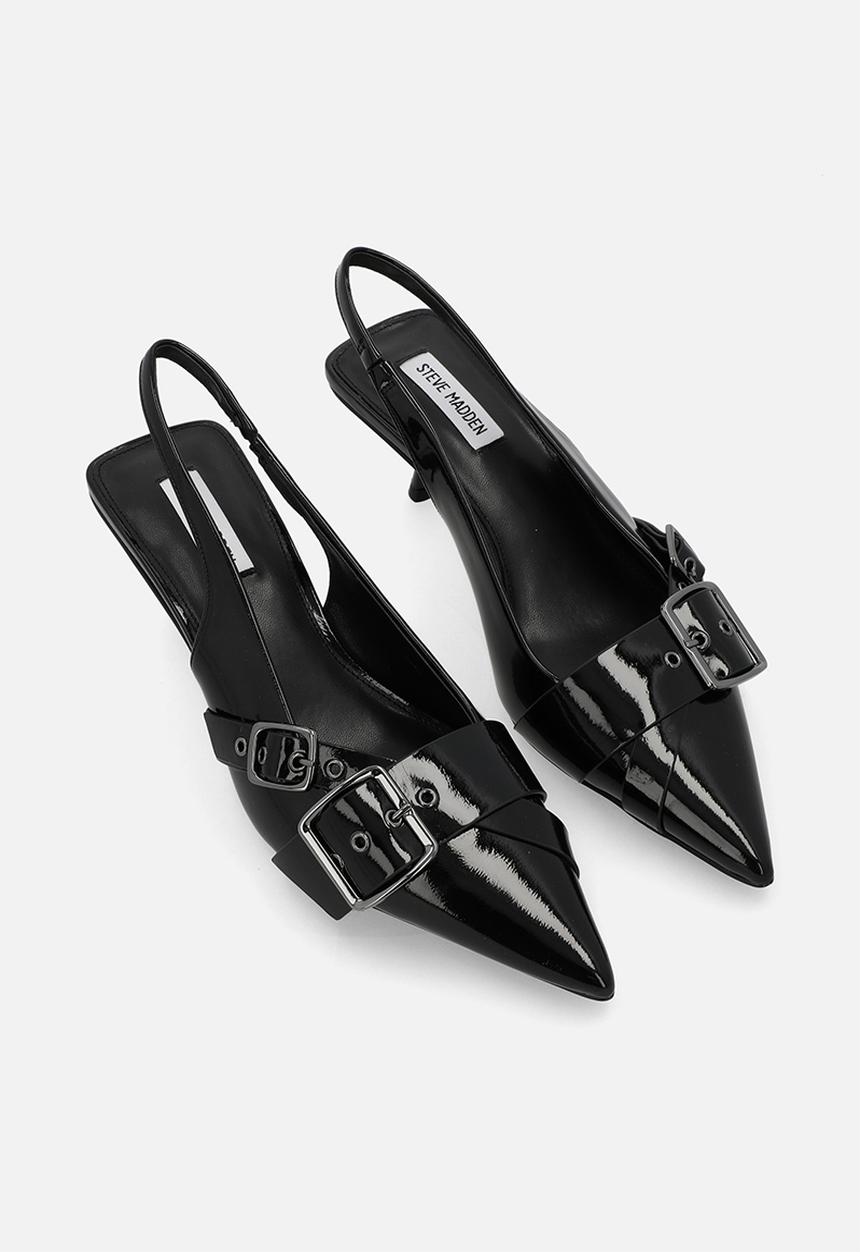 Steve Madden - Stepback slingback - blk patent
