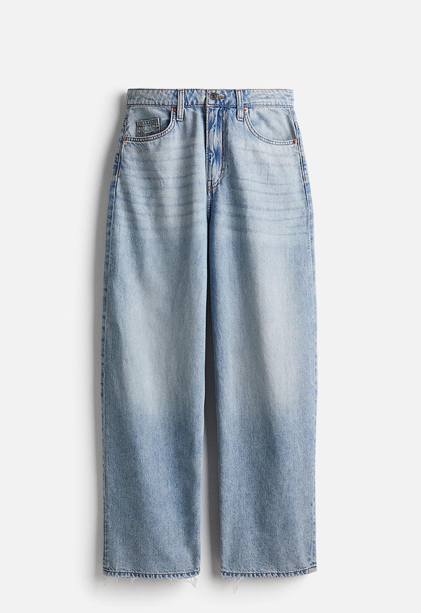 H&M - Baggy high jeans - blue