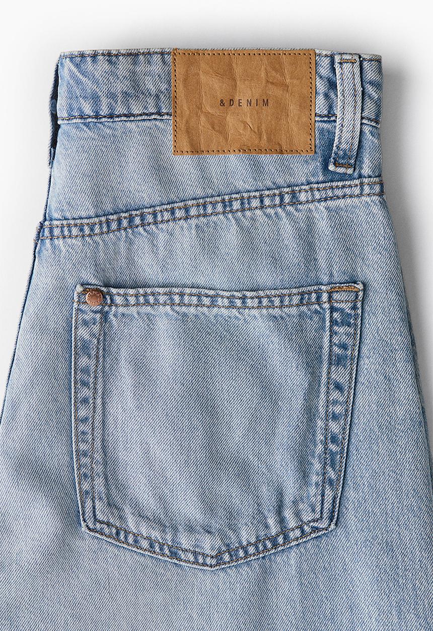 H&M - Baggy high jeans - blue